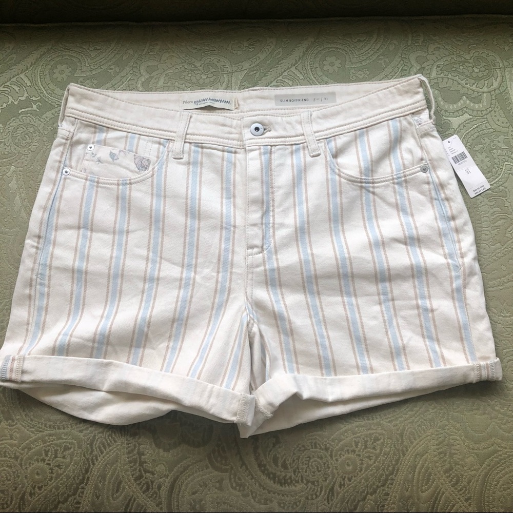 NWT Anthropologie Pilcro Slim Boyfriend Shorts Size 31